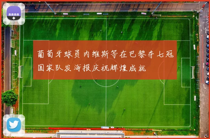 葡萄牙球员内维斯等在巴黎夺七冠国家队发海报庆祝辉煌成就